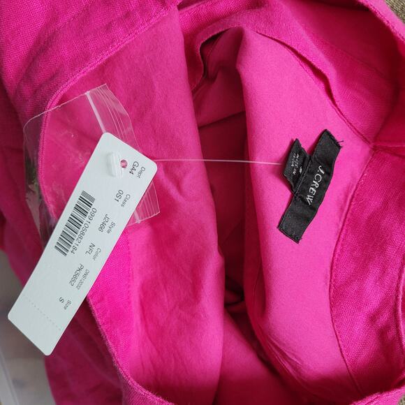 J. Crew Women's Button Back Shift Dress Flamingo Pink size small ballet core - Picture 6 of 7